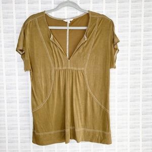 Lucky Brand Olive Green Blouse